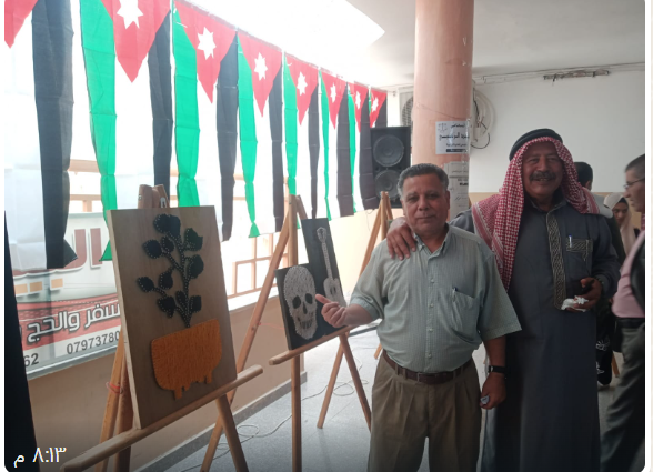 معرض للفن التشكيلي في جرش بمناسبة عيد الاستقلال