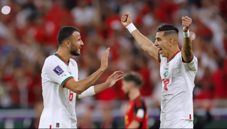 فيفا يقرر تغيير هوية مسجل هدف المغرب في مرمى بلجيكا