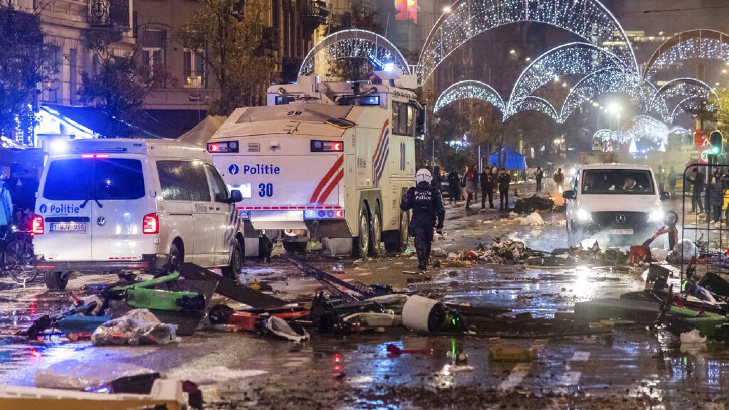 أعمال عنف وتوقيف 18 شخصاً في بلجيكا خلال احتفالات فوز المغرب على كندا
