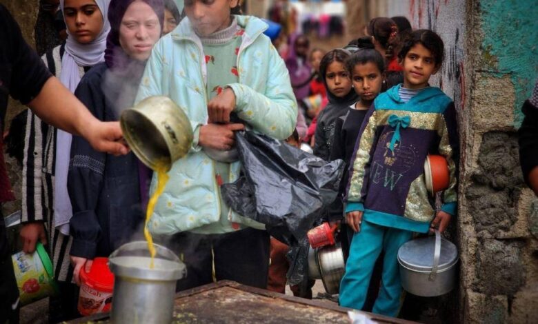 أرقام مفزعة عن سوء التغذية بغزة والأمم المتحدة تحذر من جوع كارثي