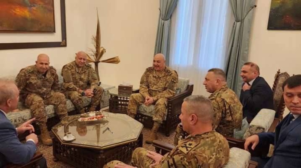 قائد الجيش اللبناني يعزّي السفير الروسي بضحايا هجوم "كروكوس" الإرهابي