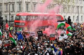 اعتصام أمام البرلمان البريطاني للمطالبة بوقف تصدير السلاح ل"إسرائيل" 