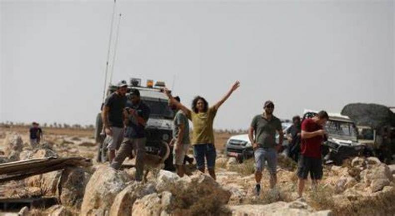 مستعمِرون يسرقون خط مياه ويخربون محاصيل في الأغوار الشمالية