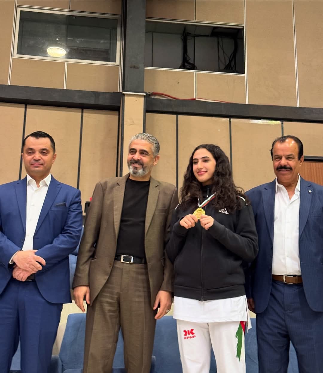 ميسر الدهامشة تحصد الميدالية الذهبية في بطولة تصفية المنتخب الأردني للتايكواندو
