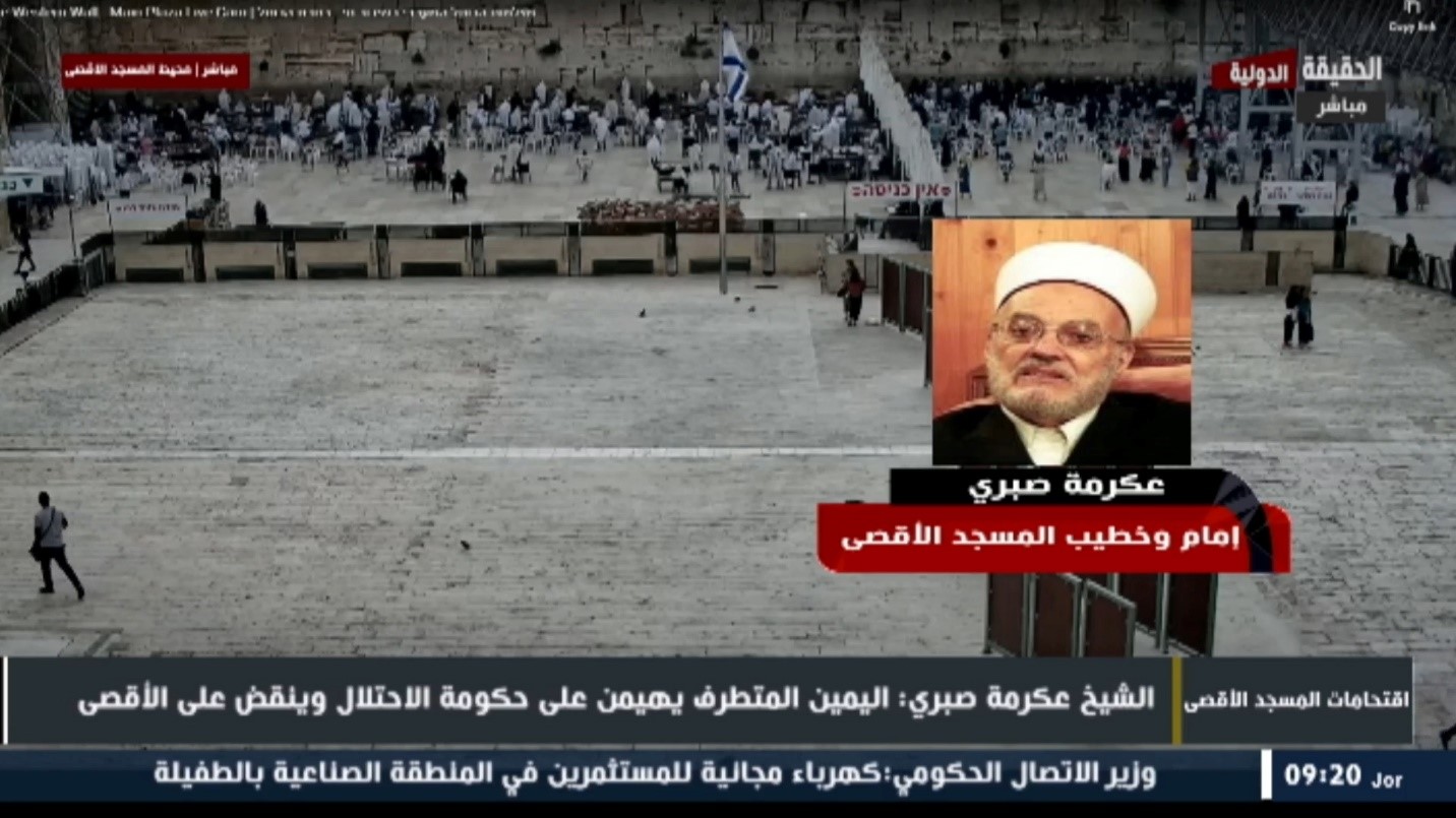 صبري لـ" الحقيقة الدولية ": الأقصى وقف إسلامي ولن تغير إعتداءات الصهاينة من حقيقته