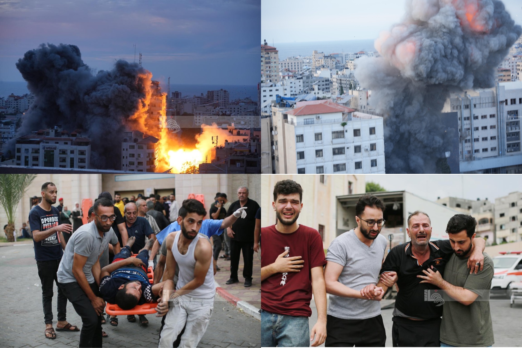 20 شهيدا جراء قصف الاحتلال مناطق عدة في قطاع غزة