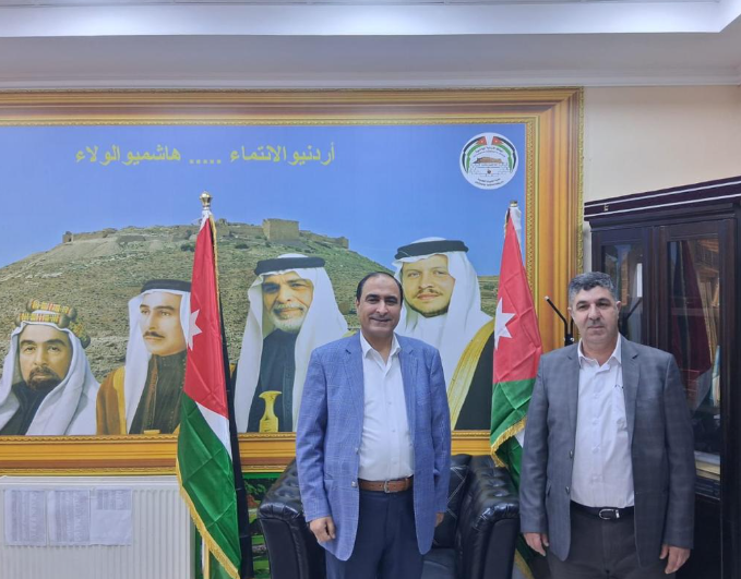 الدويري والرفايعه يبحثان مشاكل المياه في الشوبك