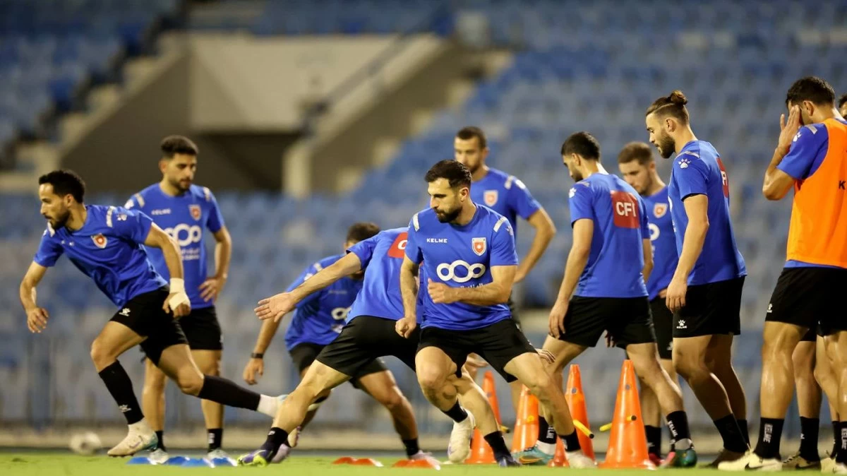 النشامى ينهي تحضيراته لمواجهة المنتخب العماني الخميس