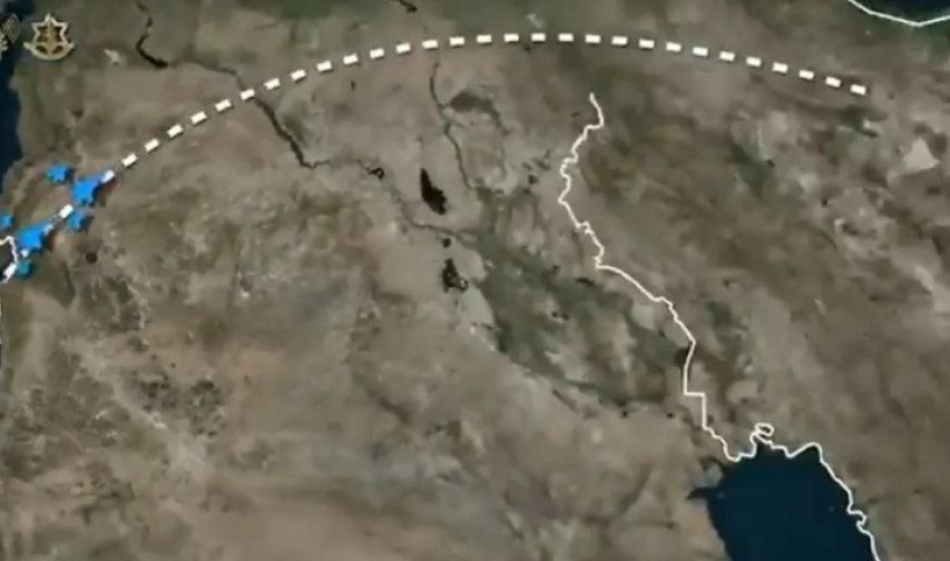 الاحتلال ينشر مسار مقاتلاته التي هاجمت إيران دون المرور بأجواء الأردن - فيديو