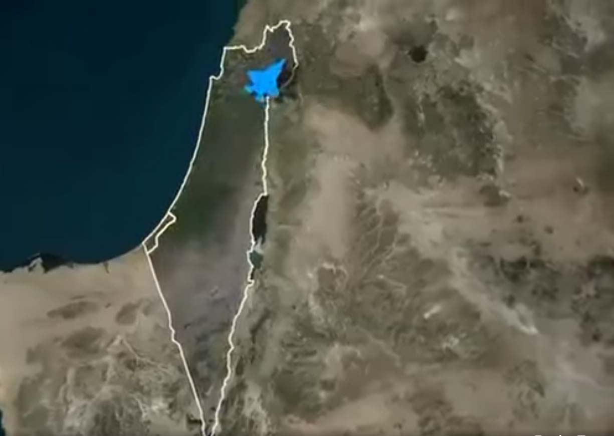 دون المرور بالاجواء الأردنية.. الاحتلال ينشر مسار هجومه على إيران.. فيديو
