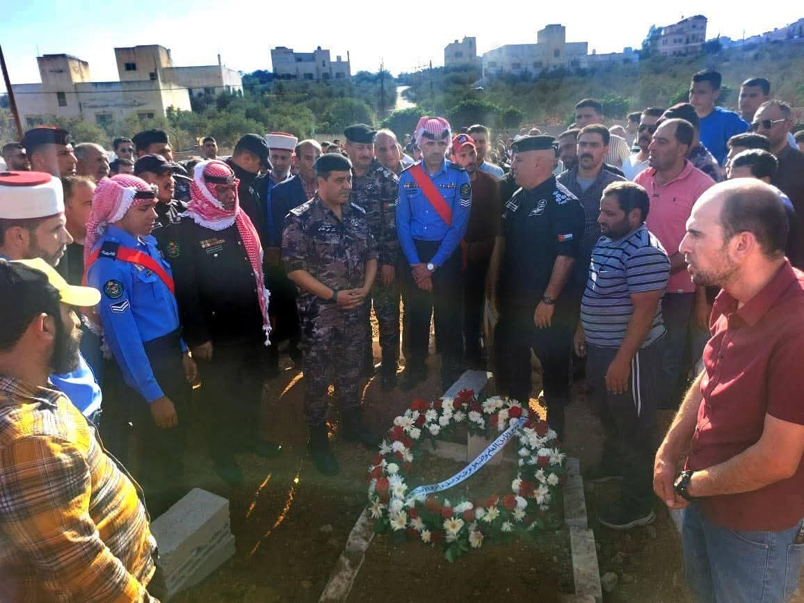 المعايطة ينتدب مدير شرطة جرش لتشييع جثمان النقيب الحوامدة 