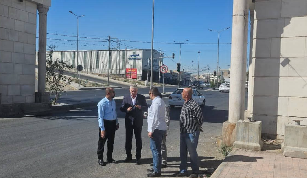 المهندس النجداوي يتفقد واقع الخدمات المقدمة في الرصيفة