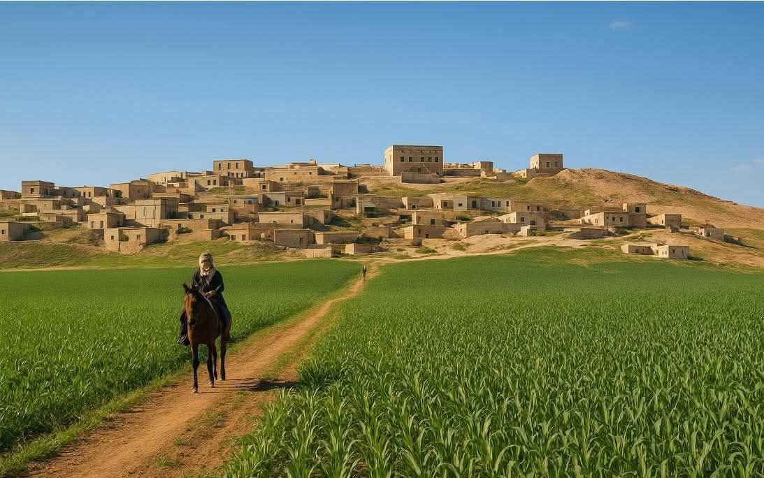 صورة لمدينة اربد عام 1900