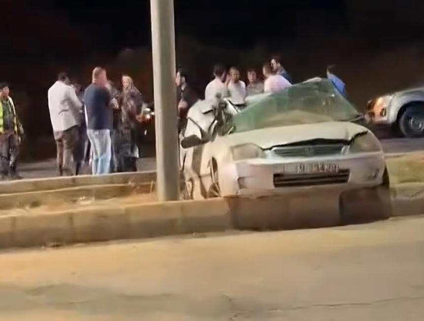 وفاة واصابة في حادث سير مروع على طريق اربد- عجلون 