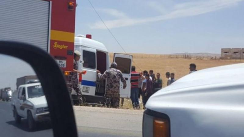 وفاتان و7 إصابات بحادث تصادم على الصحراوي في معان