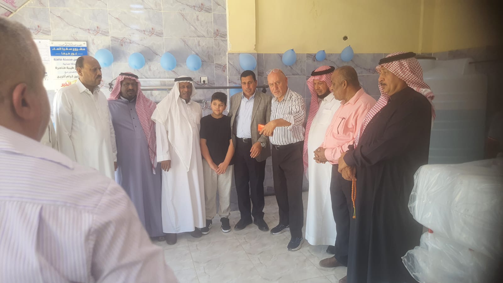 المعايطه يفتتح محطة مياه غور فيفا الصحية المجانية