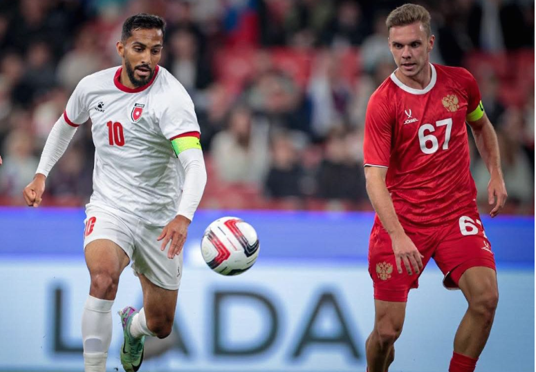 المنتخب الوطني لكرة القدم يتعادل مع نظيره الروسي
