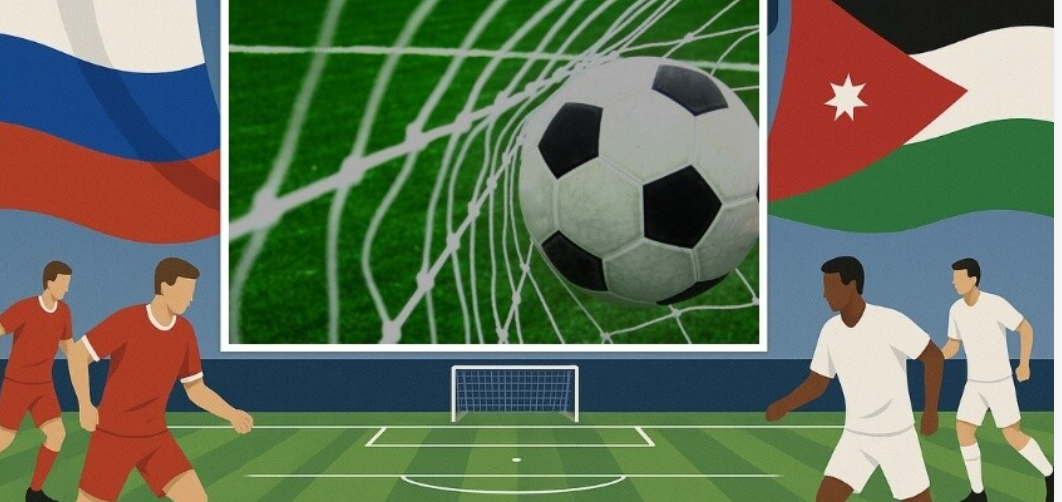الليلة.. موعد مواجهة الأردن وروسيا