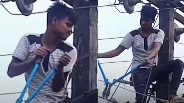 هندي يقطع الكهرباء عن قريته لأن هاتف حبيبته مشغول! (فيديو)