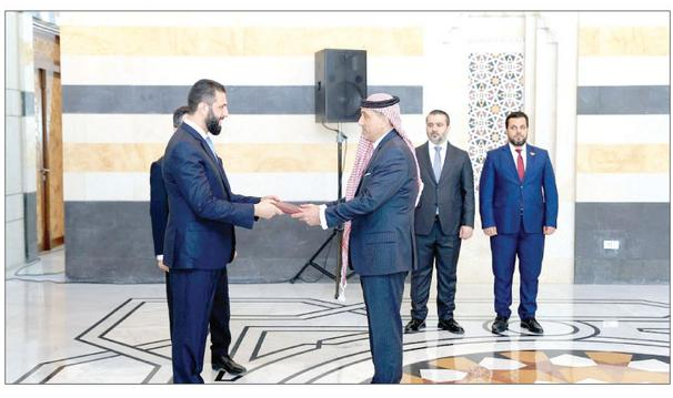 الرئيس السوري يُشيد بسياسة الملك الحكيمة