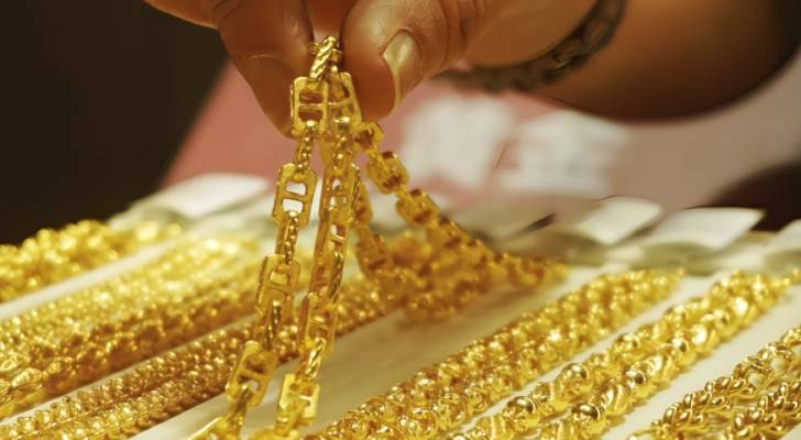 ارتفاع مسائي يسجل رقمًا قياسيًا جديدًا لأسعار الذهب في الأردن