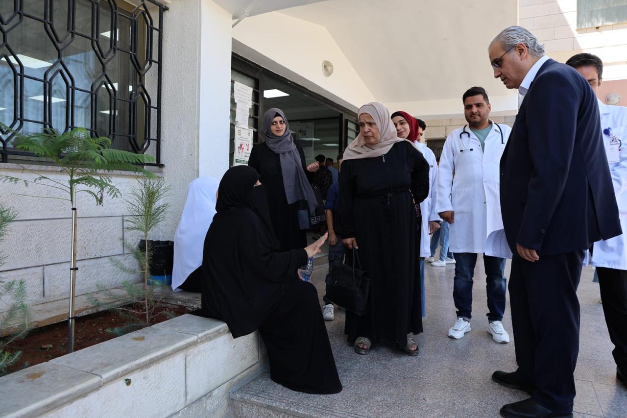 جولة لوزير الصحة تشمل مراكز الجوفة والقويسمة والنصر ونزال والمقابلين والأميرة بسمة