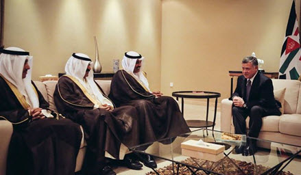 الملك يستقبل وزير الخارجية الكويتي