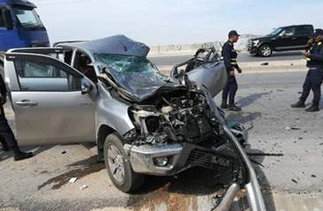 إصابة 5 أشخاص اثر حادث تدهور  في محافظة العقبة