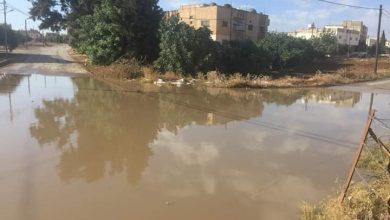الامطار تداهم منازل المواطنين في بلدة الكوم الأحمر وموقعين على طريق بغداد