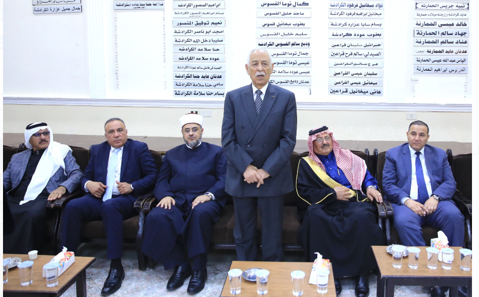 مندوبا عن الملك وولي العهد.. العيسوي يعزي عشائر السواعير والأزايدة والشديفات والأرتيمة