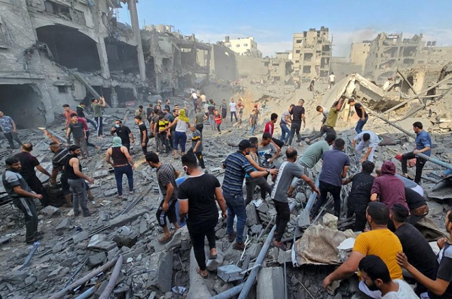 5 شهداء في قصف العدو لسوق الفالوجا شمال غزة.. وارتفاع حصيلة اليوم إلى 23 شهيدًا