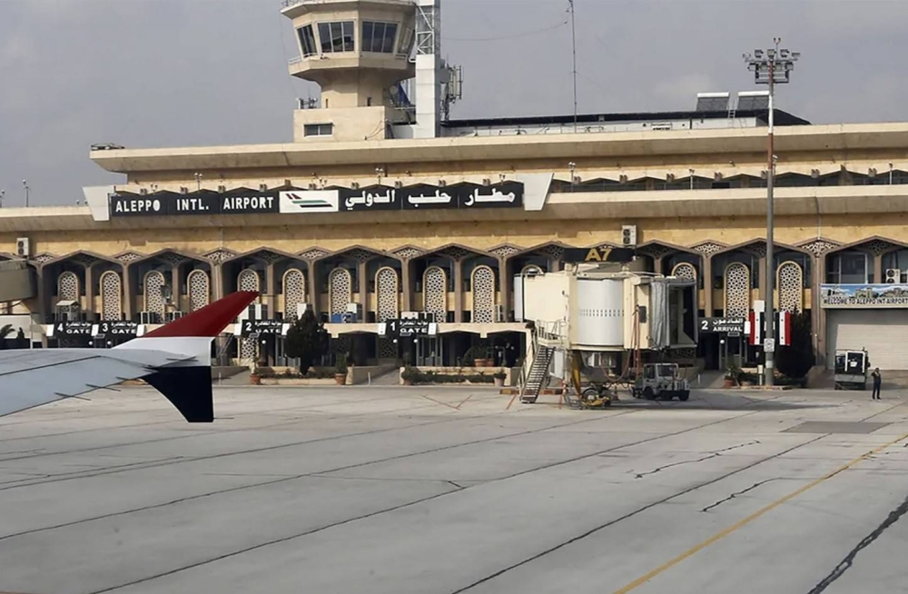 مطار حلب الدولي يعود إلى الخدمة بعد ضربة