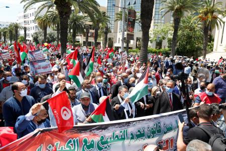 التونسيون يحيون يوم القدس العالمي بمسيرة ضخمة