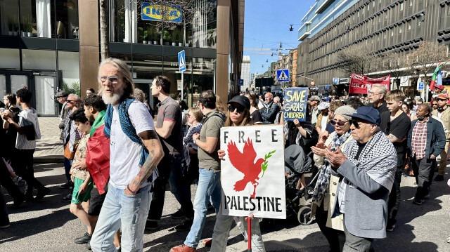 سفينة مساعدات ترسو في السويد احتجاجا على مشاركة "إسرائيل" في يوروفيجن