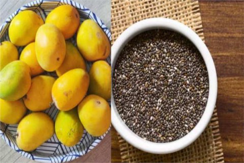عصير المانغو ببذور الشيا: مزيج صيفي وصحي بامتياز