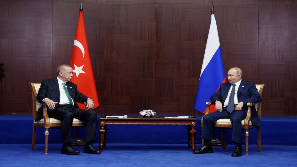 الرئاسة التركية: أردوغان وبوتين بحثا حربي أوكرانيا وغزة وسبل إنهاء الصراع السوري