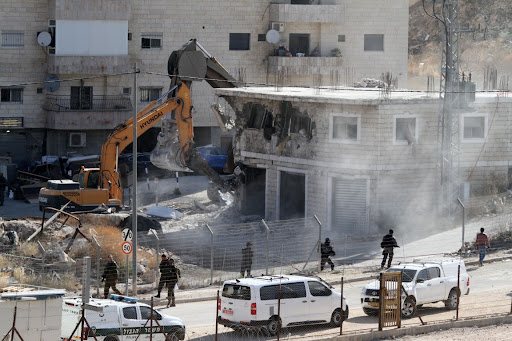 الاحتلال يهدم منزلا قيد الإنشاء في قرية أم طوبا جنوب القدس