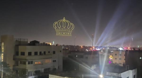 عروض "الدرون" تزيّن سماء عمّان مساء الخميس