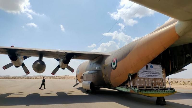 طائرة مساعدات أردنية جديدة تصل مصر في طريقها لغزة